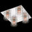 Ceiling Light 4 Way Chrome Copper Mesh Shades Modern Living Room Bedroom G9 28W - Image 2