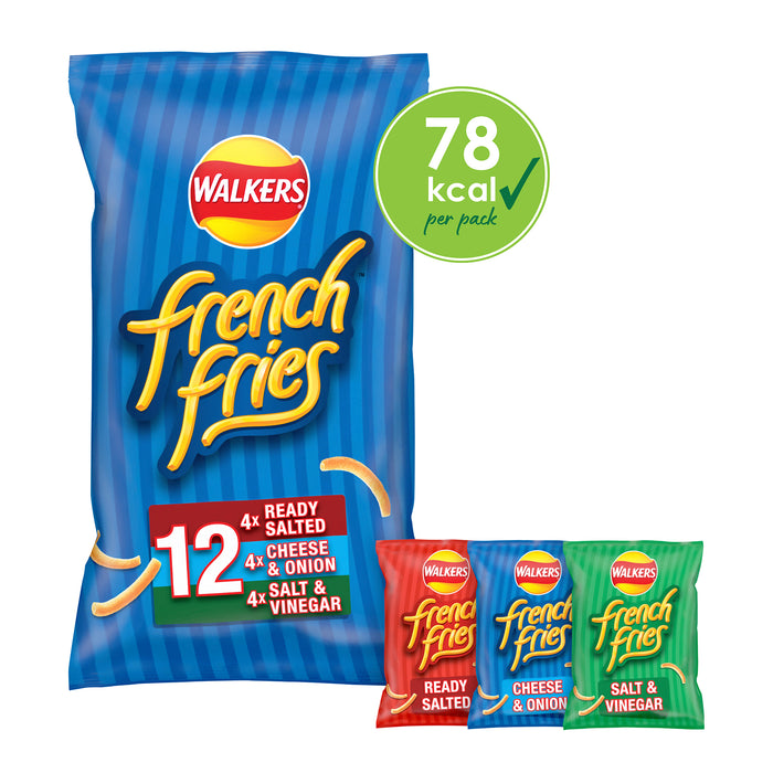 Walkers Crisps French Fries Salt Onion Snacks Mix of 16 x 12 Bags - Image 3