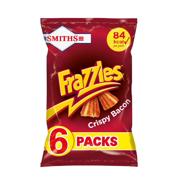 Smiths Frazzles Crispy Bacon Lunch Sharing Corn Snacks 26 Pack of 6 x 18g - Image 2