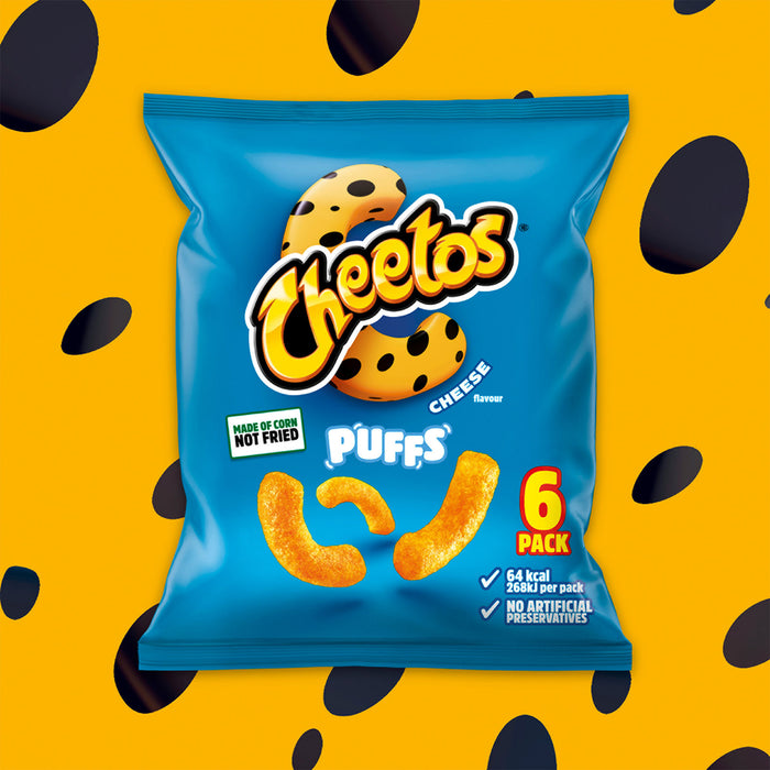 Cheetos Cheese Puffs Crisps Baked Snacks Sharing Multipack 36 x 6 pack - Image 3
