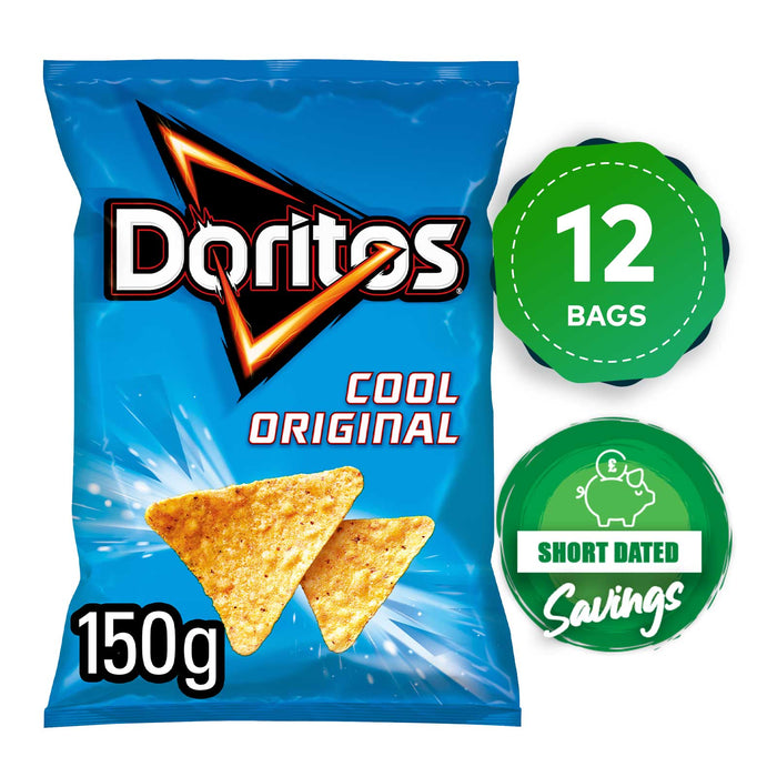 Doritos Cool Original Tortilla Chips Sharing Crisps Bag 12 x 150g - Image 10