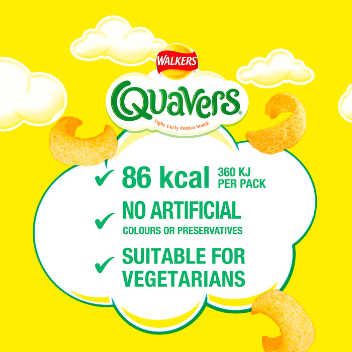 Walkers  Quavers Crisps Cheese Flavour Multipack Snacks 15 x 12 Bags - Image 3