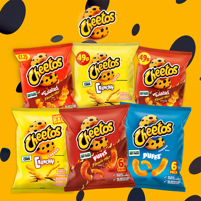 Cheetos Puffs Crisps Flamin' Hot Baked Snacks Multipack 36 x 6 packs - Image 4