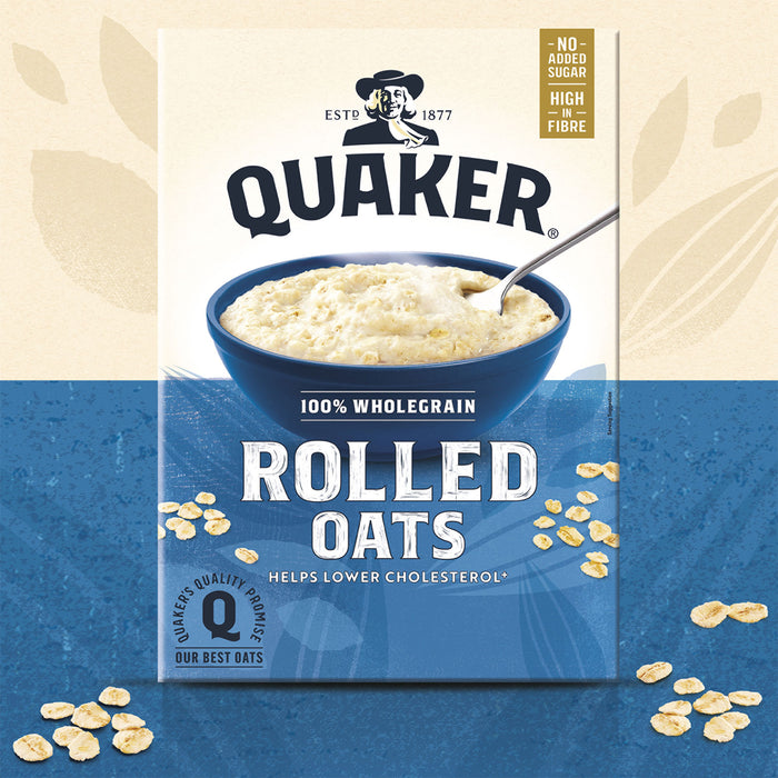 Quaker Oats Porridge Rolled Wholegrain Healthy Vegans 10 Box Of 1kg - Image 3