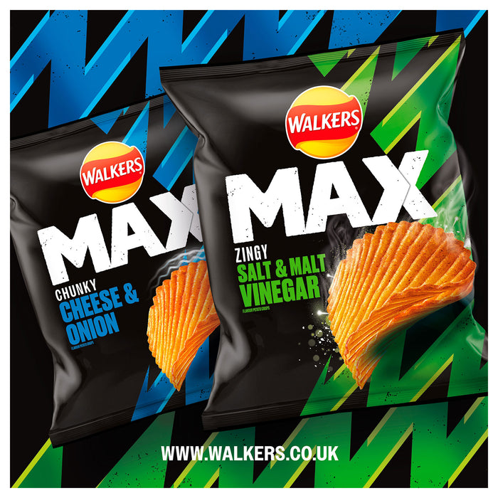 Walkers Crisps Max Chunky Cheese & Onion Snacks Sharing 24 x 50g - Image 8