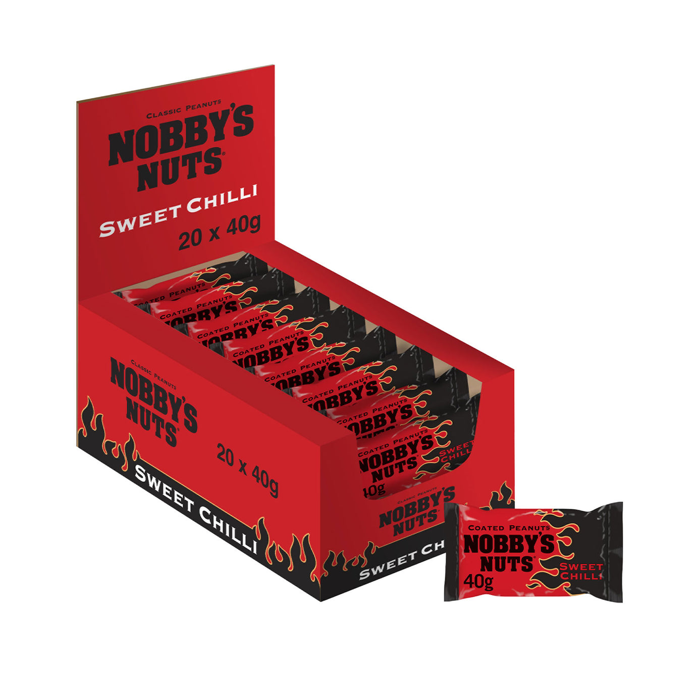 Nobby's Nuts Sweet Chilli Coated Peanuts Snack 20 x 40g - Image 5