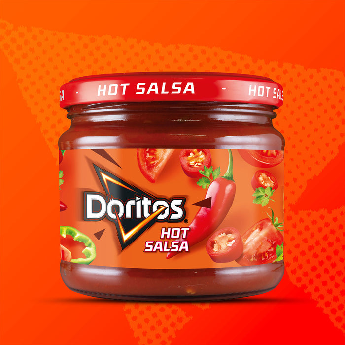 Doritos Crisps Nacho Dip Hot Salsa Tortilla Snack Sauce 6 x 300g - Image 9