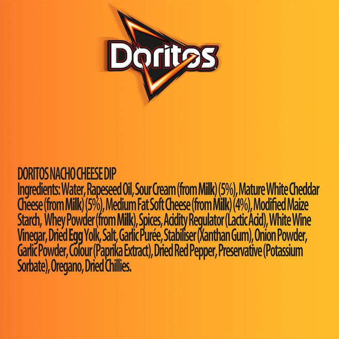 Doritos Crisps Dip Nacho Cheese Tortilla Snack Sauce 6 x 280g - Image 3