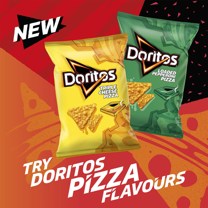 Doritos Tortilla Chips Triple Cheese Pizza Sharing Snack 12Bag x180g - Image 5