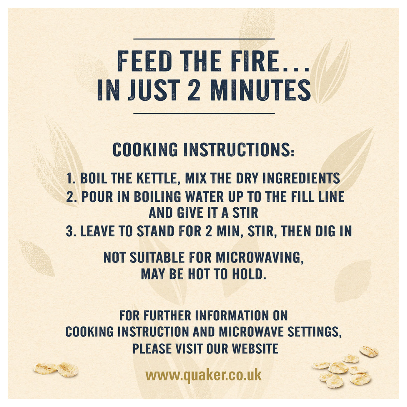 Quaker Porridge Oats Oat So Simple Golden Syrup 57g Pack of 8 - Image 5