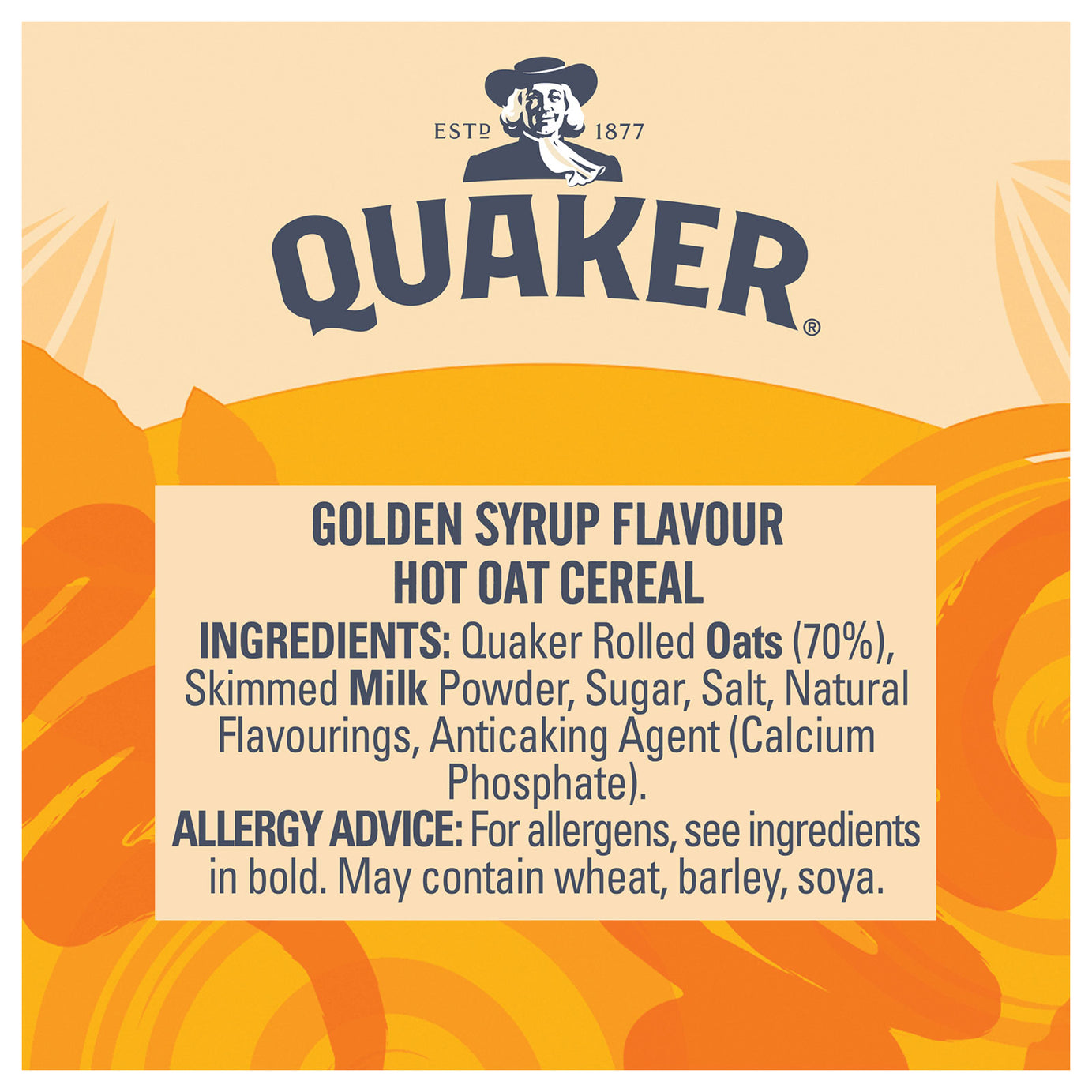 Quaker Porridge Oats Oat So Simple Golden Syrup 57g Pack of 8 - Image 9