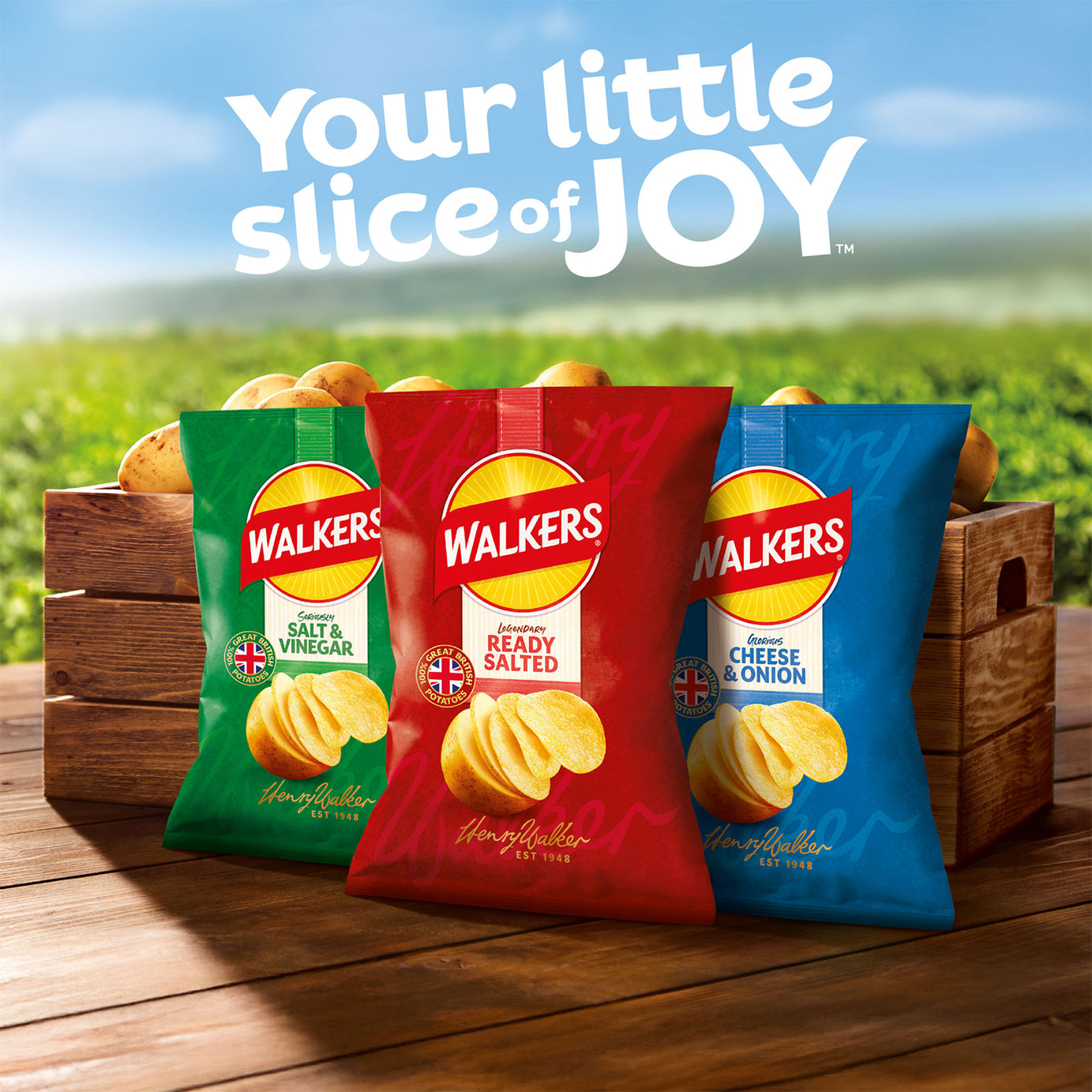 Walkers Heinz Tomato Ketchup Grab Bag Crisps 32 x 45g - Image 4