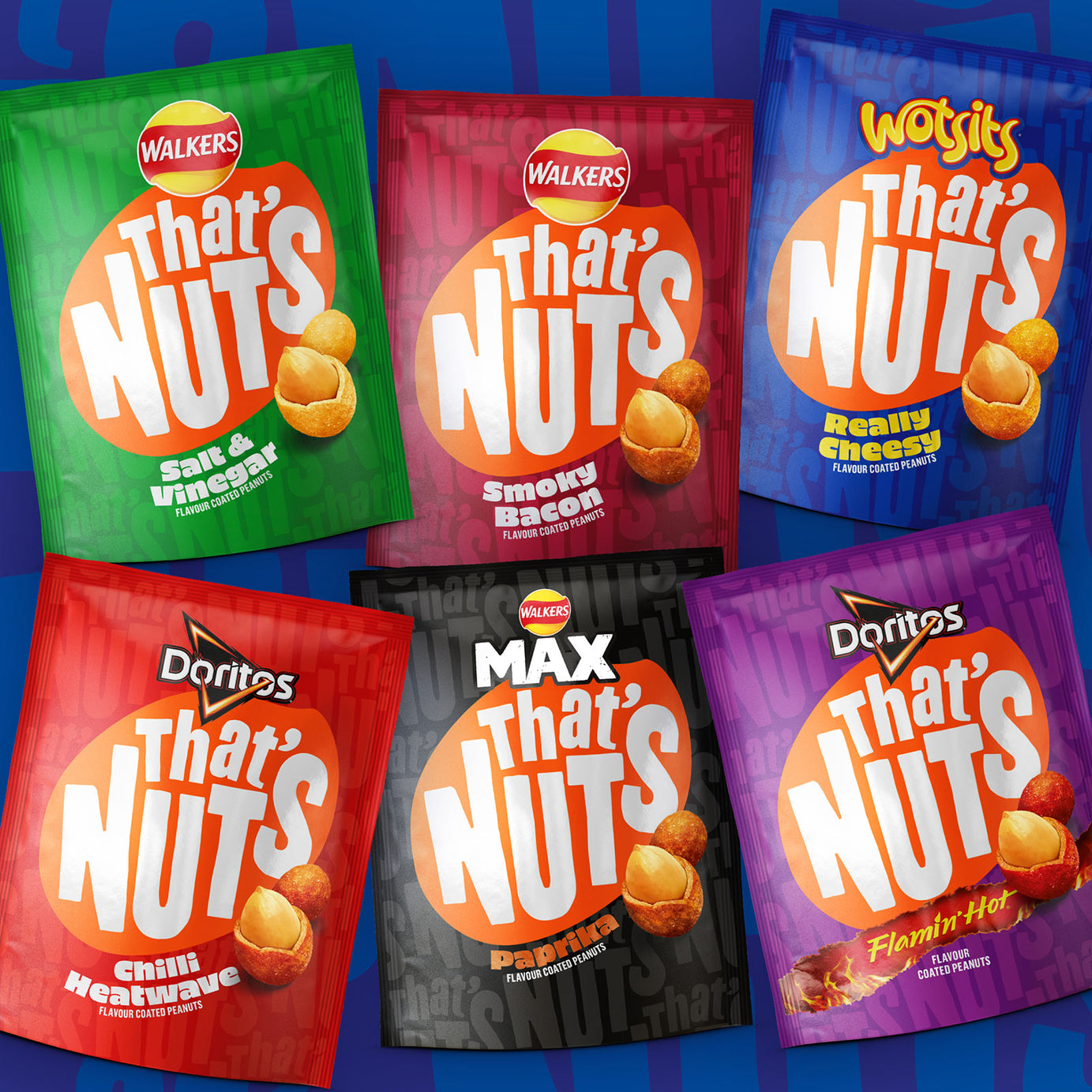 That’s Nuts Wotsits Really Cheesy Sharing Coated Peanuts 8 x 160g - Image 5