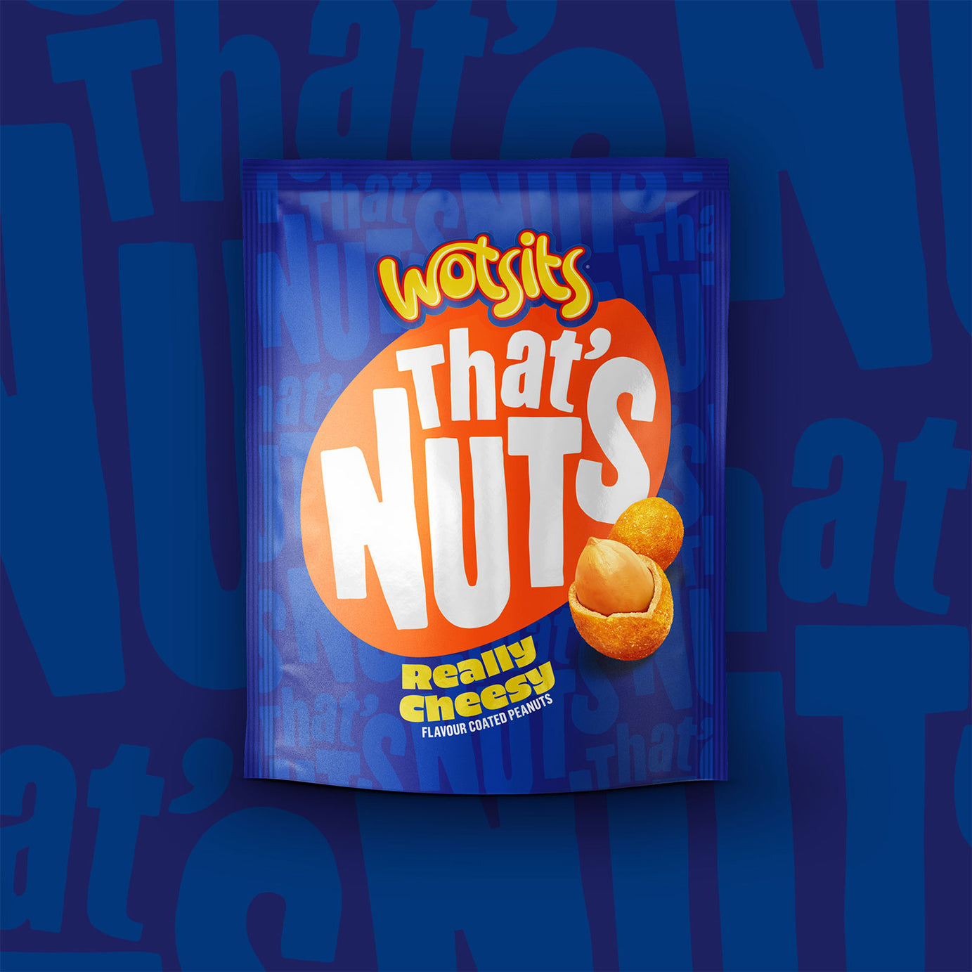 That’s Nuts Wotsits Really Cheesy Sharing Coated Peanuts 8 x 160g - Image 6