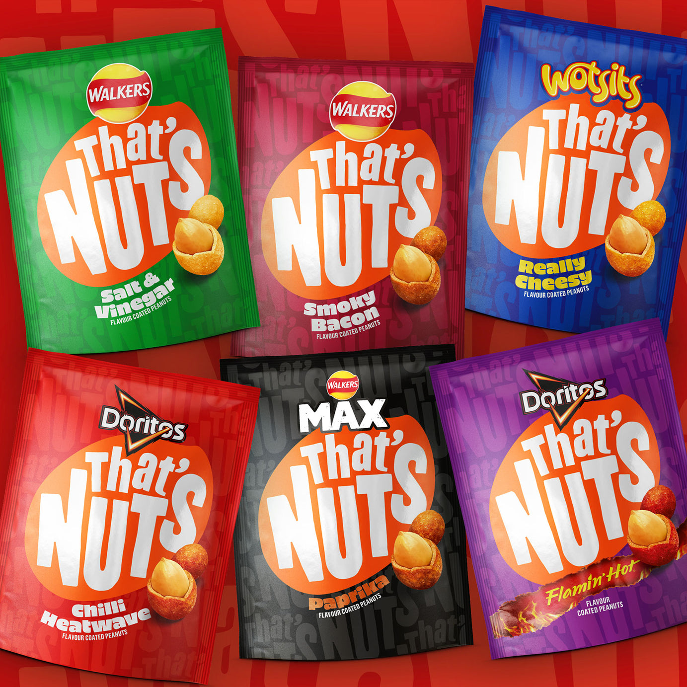 That’s Nuts Doritos Chilli Heatwave Sharing Coated Peanuts 8 x 160g - Image 5