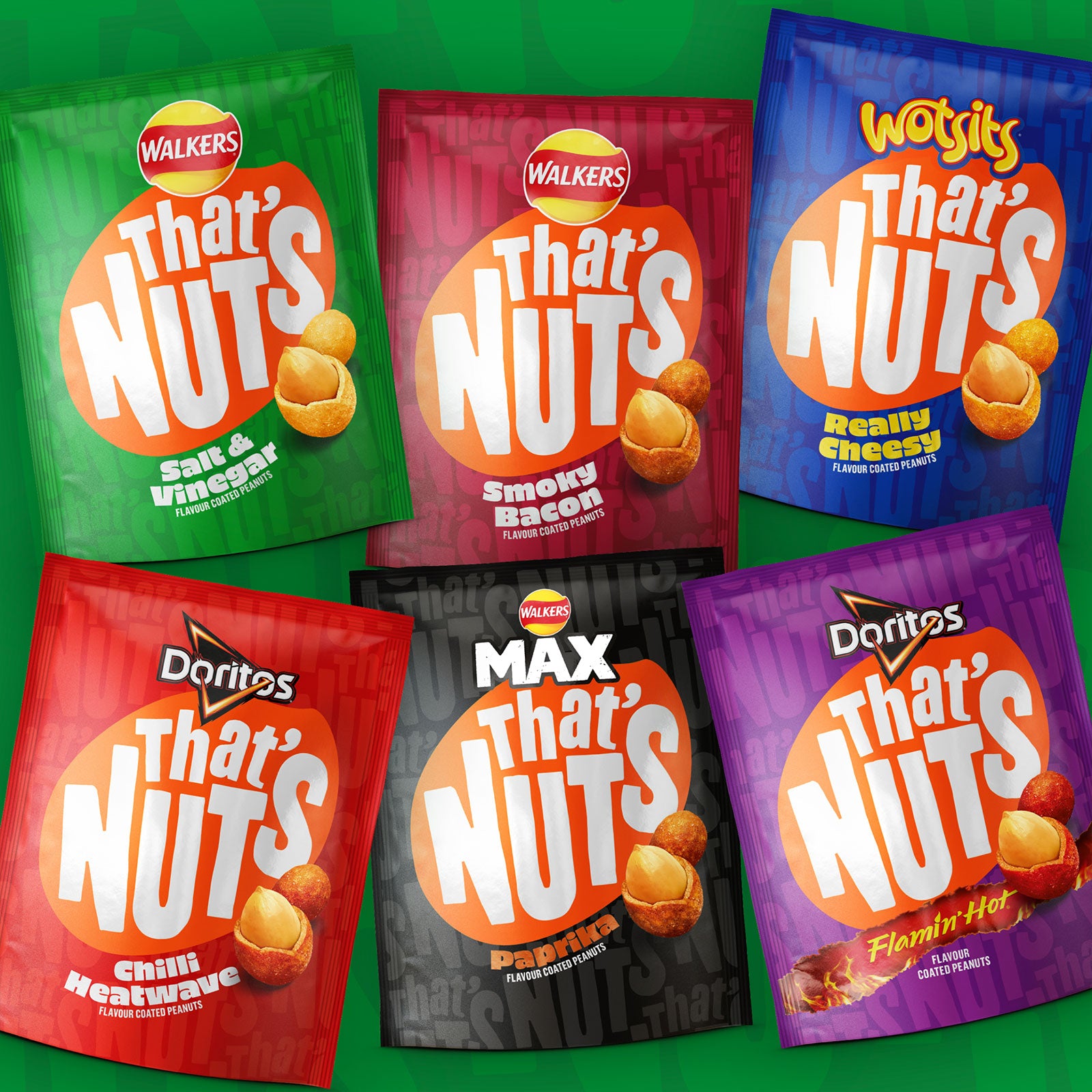 That’s Nuts Walkers Salt & Vinegar Sharing Coated Peanuts 8 x 160g - Image 5