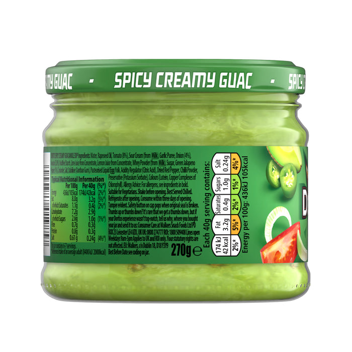Doritos Crisps Dip Gaucamole Spicy Creamy Sharing Tray Snack Sauce 6 x 270g - Image 2