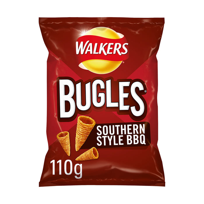 Walkers Crisps Bugles Southern Style BBQ Snacks Sharing 12 x 110g - Image 2
