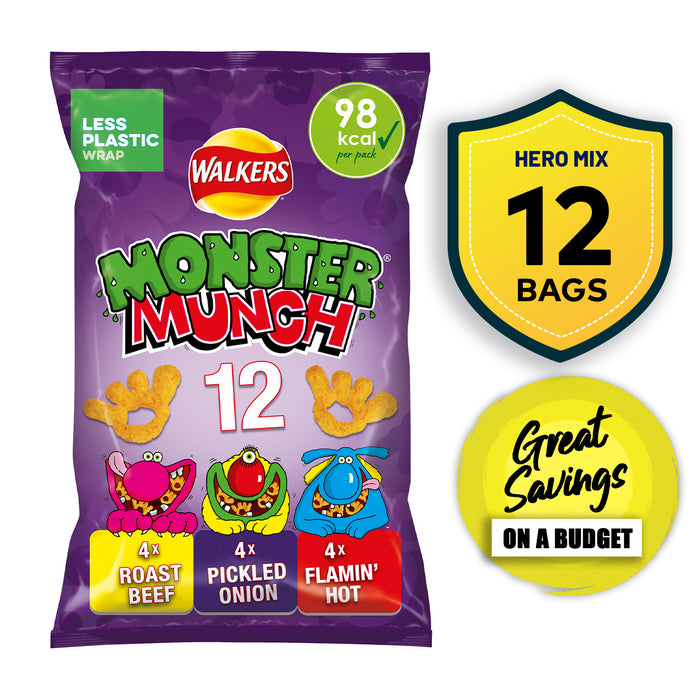 Walkers Crisps Doritos Monster Quavers Cheese Baked Bundle 65 Bags - Image 9