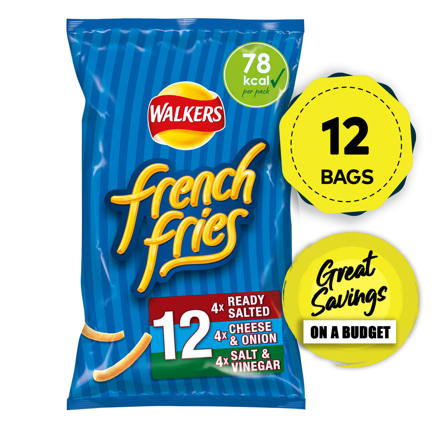 Walkers Crisps Salt Vinegar Quavers Cheese Prawn Cocktail Bundle 84 Bags - Image 9