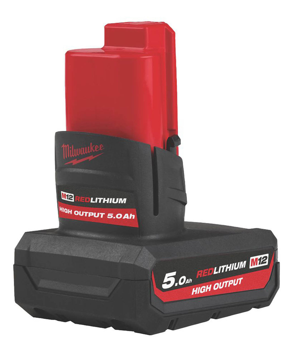 Milwaukee Battery M12 HB5 12V 5.0Ah Li-Ion RedLithium Overload Protection - Image 1