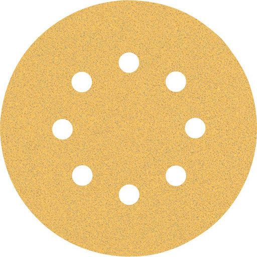 Bosch Expert Sanding Discs Wood C470 80 Grit 8-Hole Punched 125mm 50 Pack - Image 1