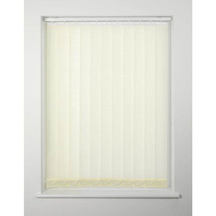 Blind Window Roller Non-Blackout Vertical Cream Cordless (H)1370 x (W)1220 mm - Image 1
