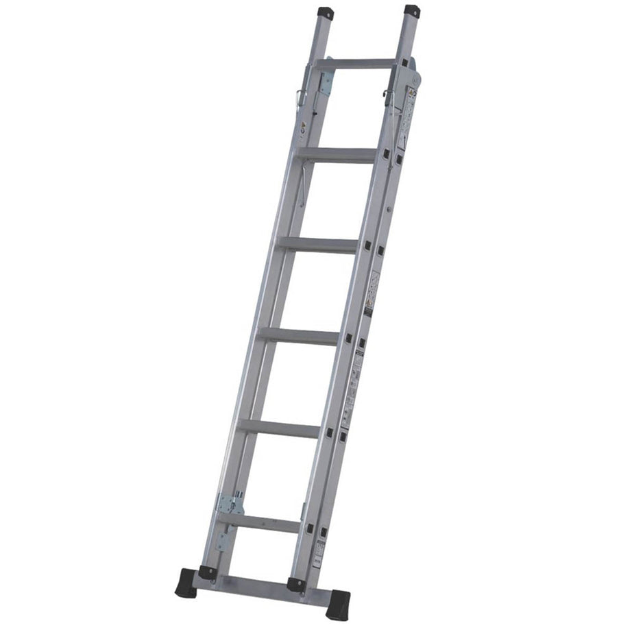 Werner Combination Ladder Aluminium 2.42m Stepladder 3 Positions Multi Purpose - Image 3