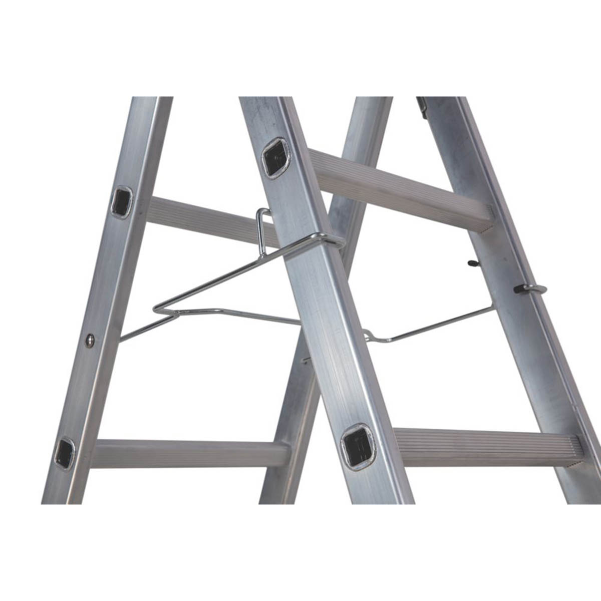 Werner Combination Ladder Aluminium 2.42m Stepladder 3 Positions Multi Purpose - Image 6