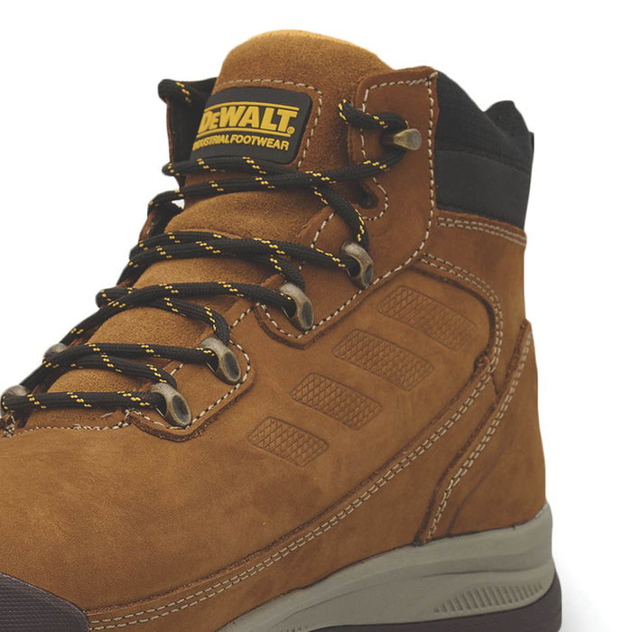DeWalt Safety Boots Mens Standard Fit Brown Leather Steel Toe Cap Size 11 - Image 6