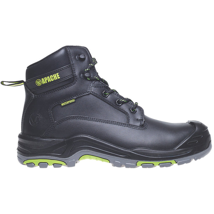 Apache Mens Work Safety Boots ATS Dakota Composite Toe Cap Waterproof Black UK 5 - Image 3