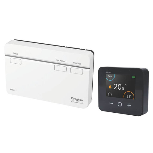 Home Thermostat Smart Grey Digital 2 Channel Programmable For System Boilers - Image 1