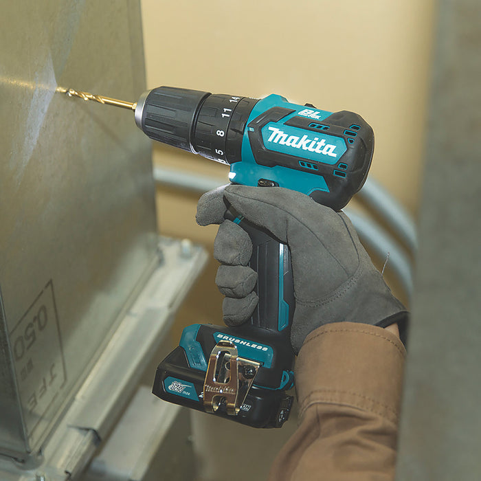 Makita Combi Drill HP332DZ Cordless Compact Powerful 12 V Li-ion CXT Body Only - Image 2