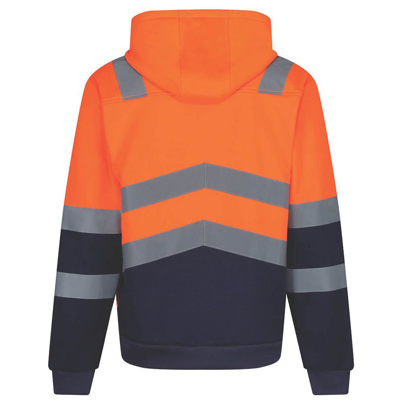 Regatta Work Hi-Vis Hoodie Mens Orange Hooded Reflective X Large 49in Chest - Image 2