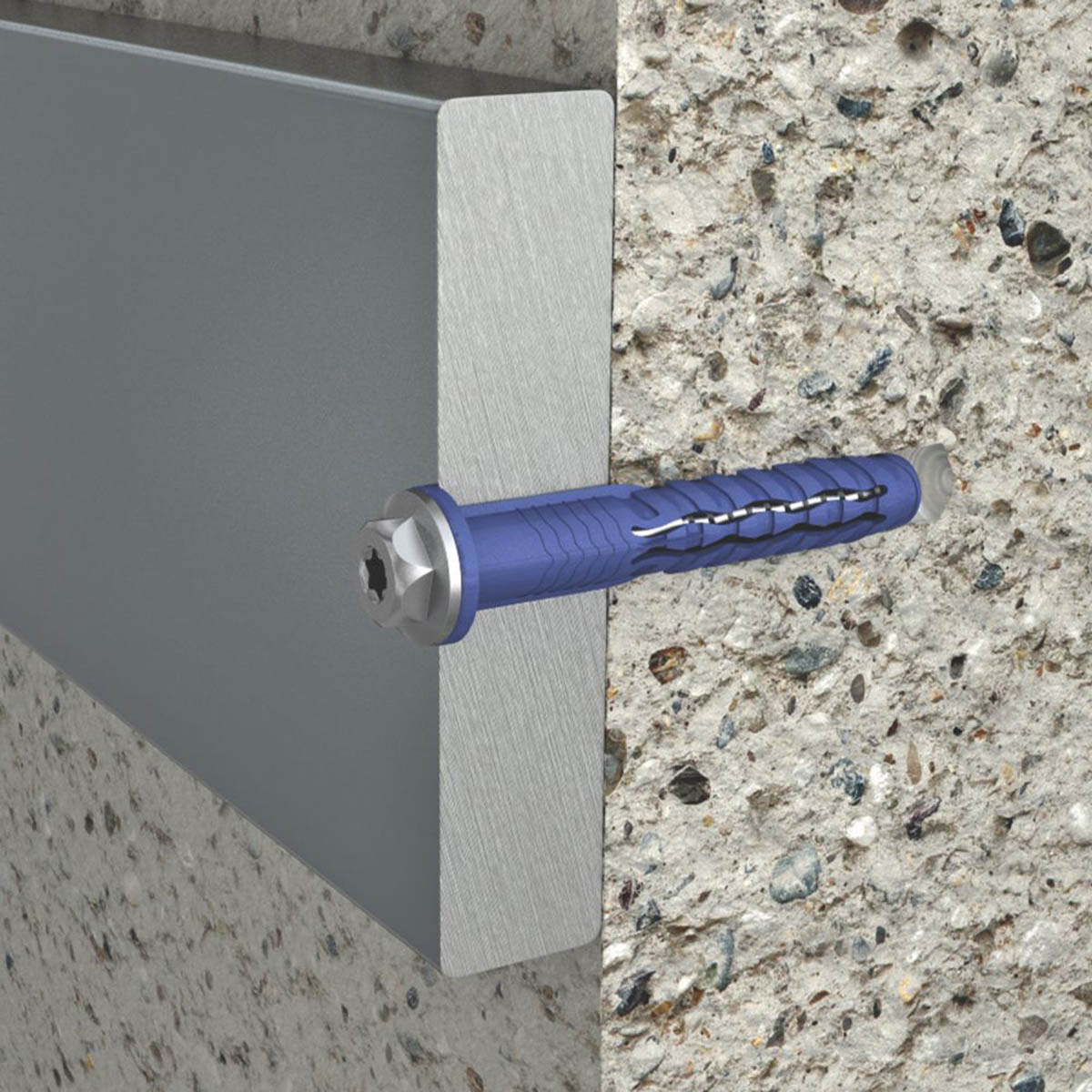 Rawlplug Frame Fixings R-FFS TX Hex Head Screws Zinc Plated 10mm x 120mm 25 Pack - Image 2