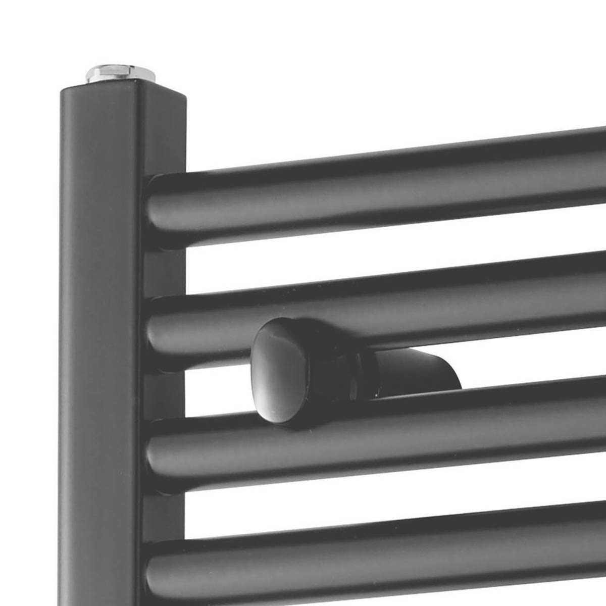 Towelrads Towel Rail Radiator Anthracite Flat Bathroom Warmer (H)80x(W)60cm - Image 3