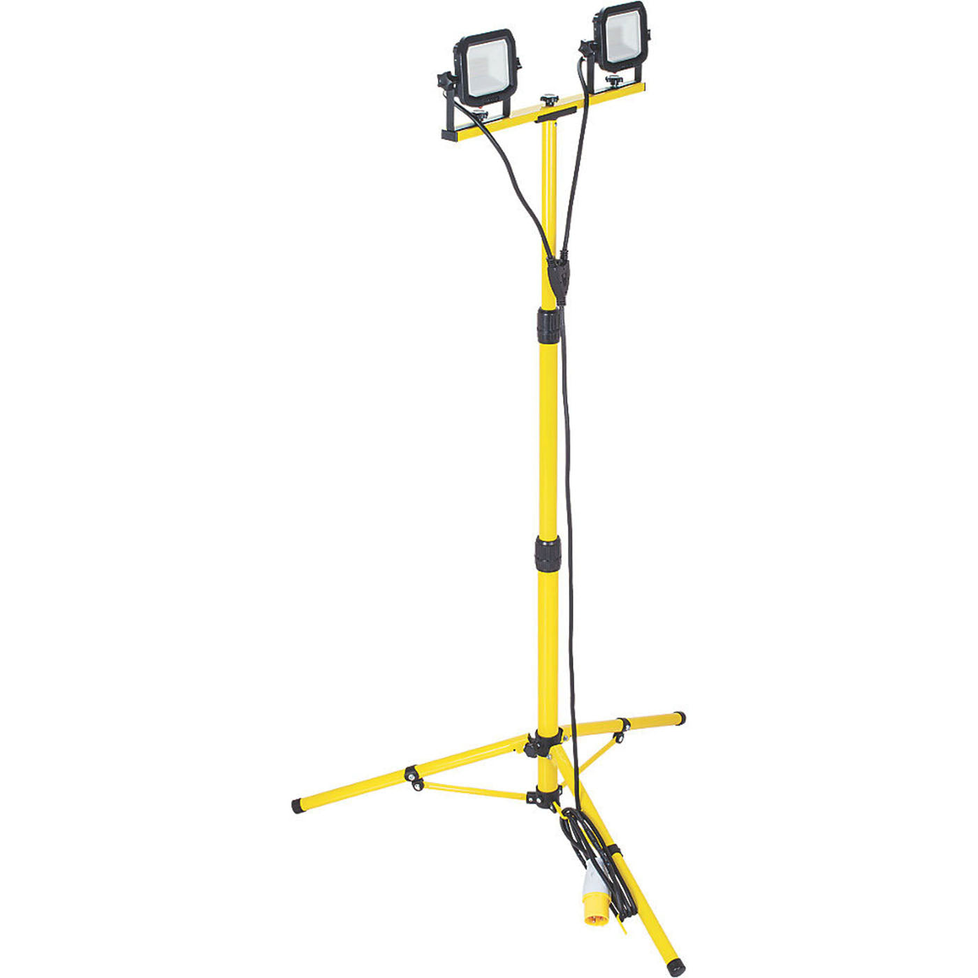 Luceco Tripod Work Light Corded LED Impact Resistant Plug 4400 Lm IP65 40 W 110V - Image 1