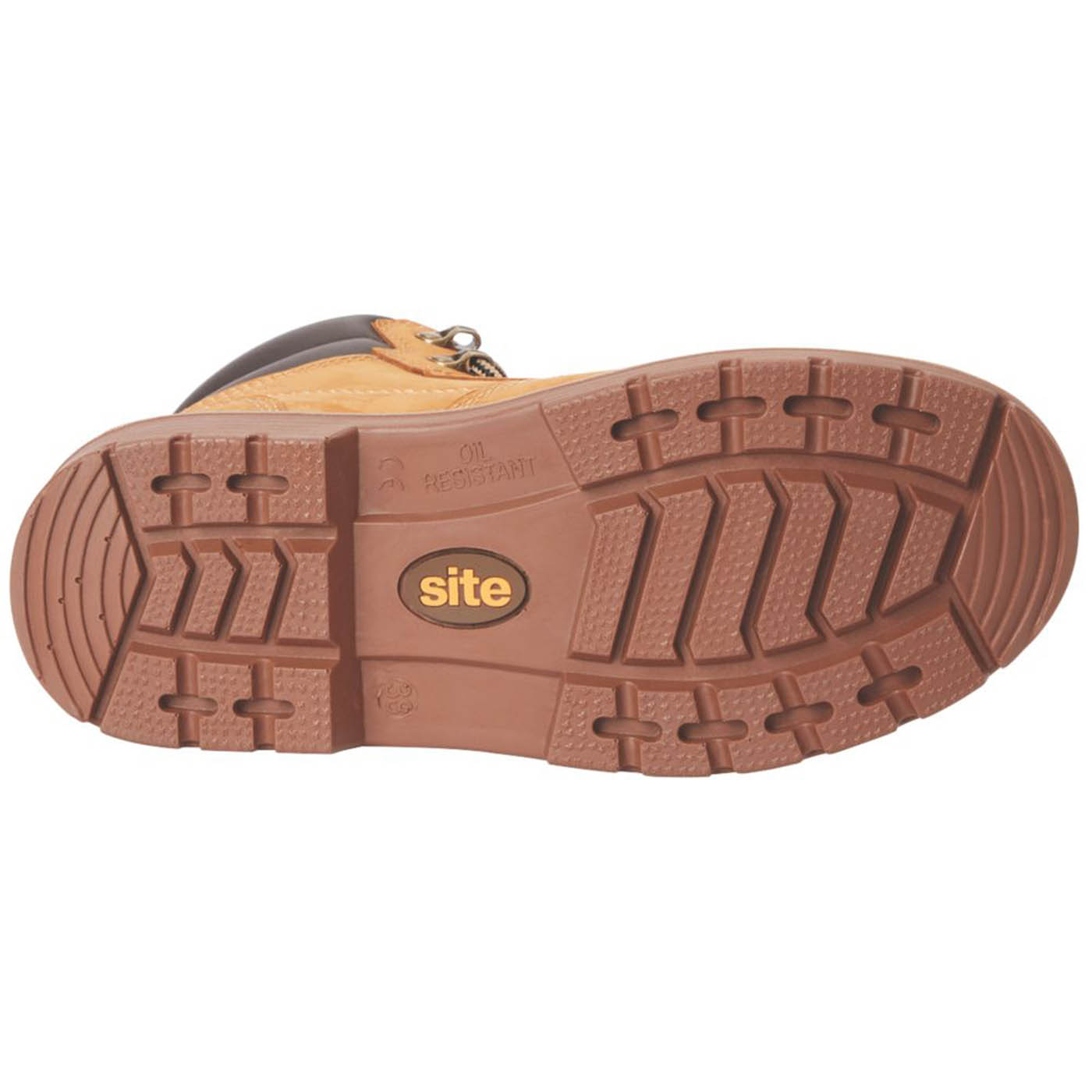 Site Women Safety Boots Wide Fit Honey Leather Steel Toe Comfort Size 8 - Image 3
