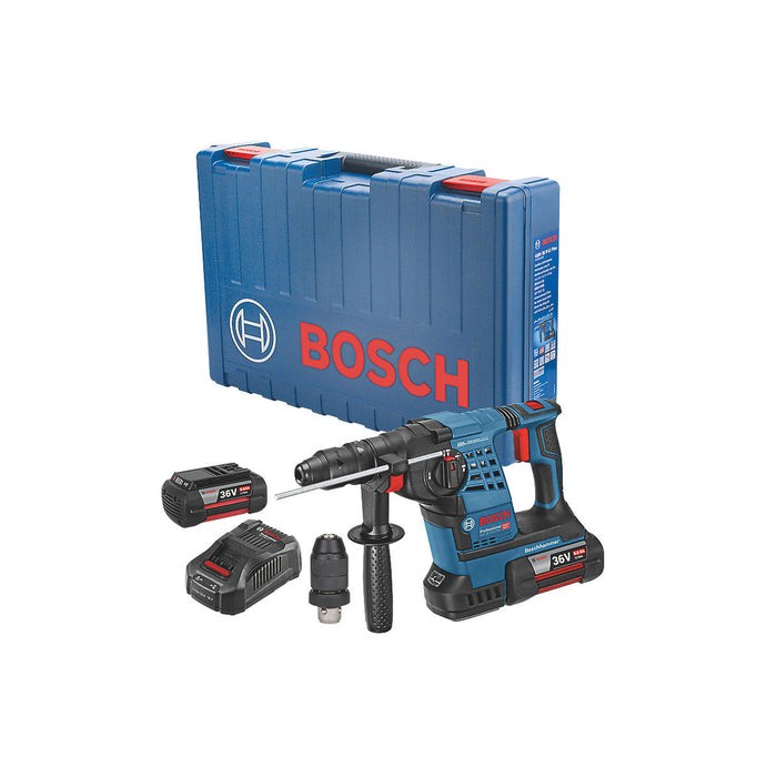 Bosch Rotary Hammer Drill Cordless 36V 2x6.0Ah Li-Ion GBH36VF-LIPlus SDS Plus - Image 3