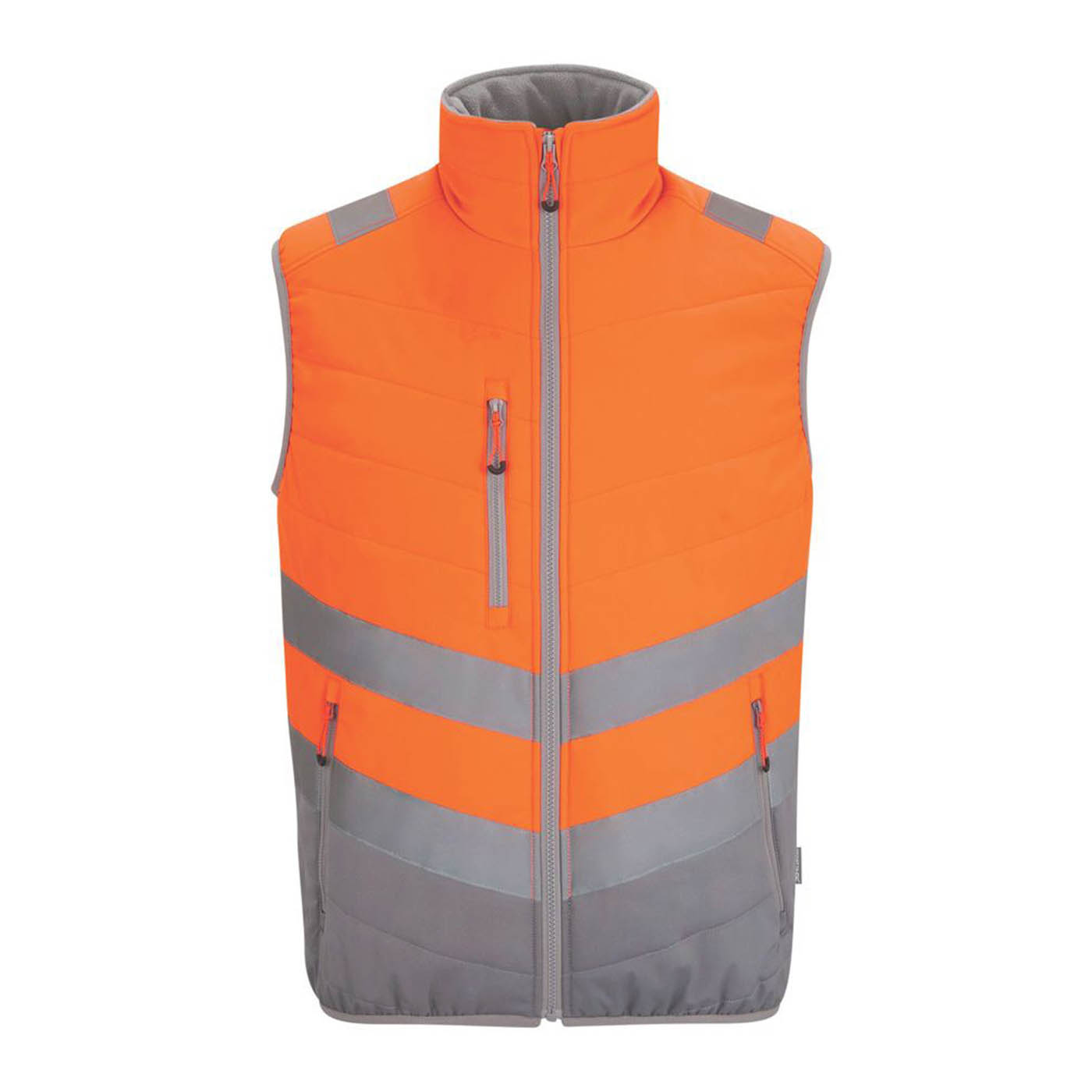 Regatta Work Hi-Vis Bodywarmer Mens Thermal Orange Gilet Large 47.2in Chest - Image 1