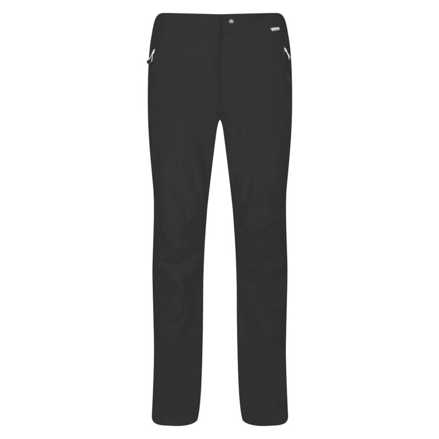 Regatta Work Over Trousers Mens Black Waterproof Breathable 3X Large 43W 32L - Image 1