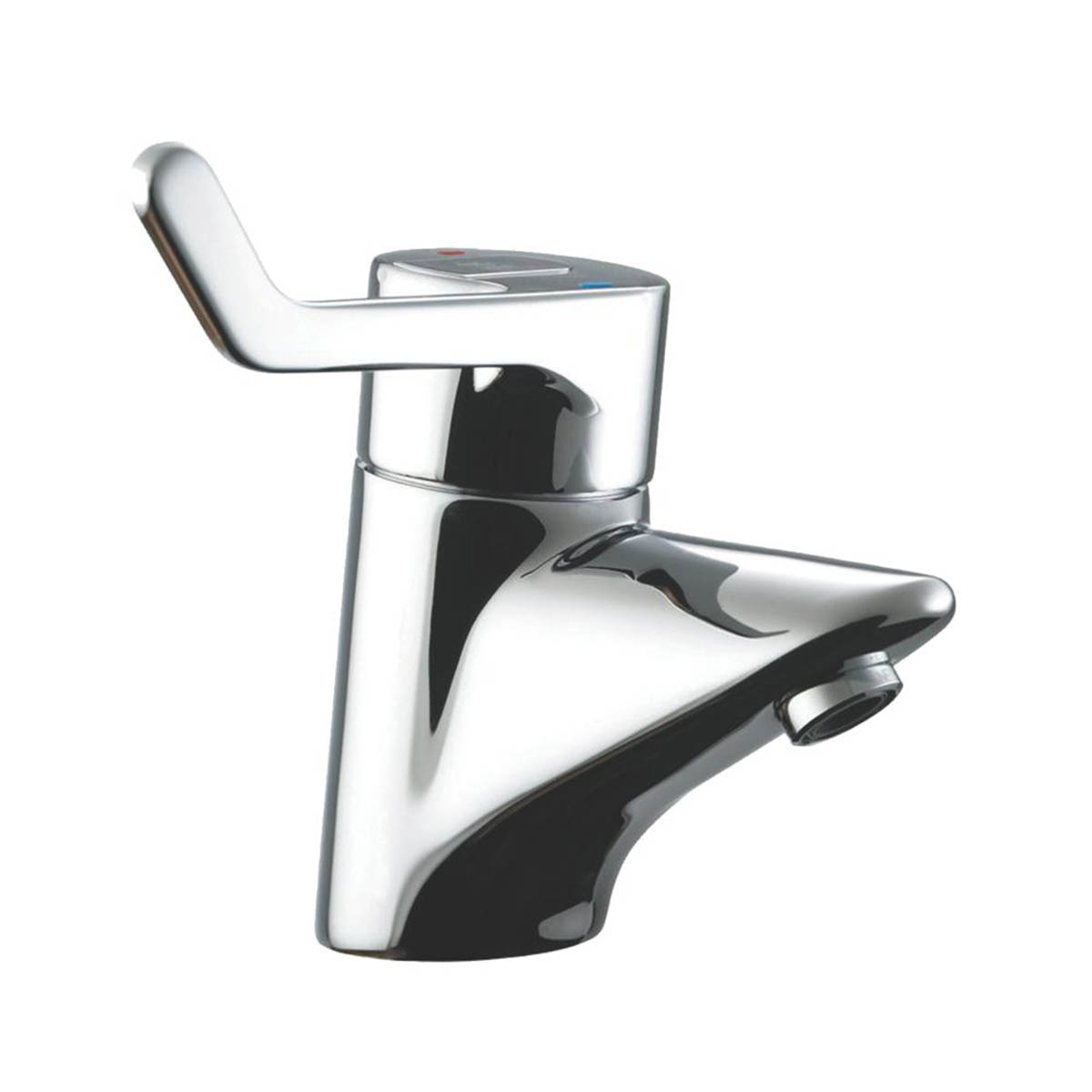 Bathroom Basin Tap Mono Mixer Thermostatic Chrome Sequential Single Lever - Image 1