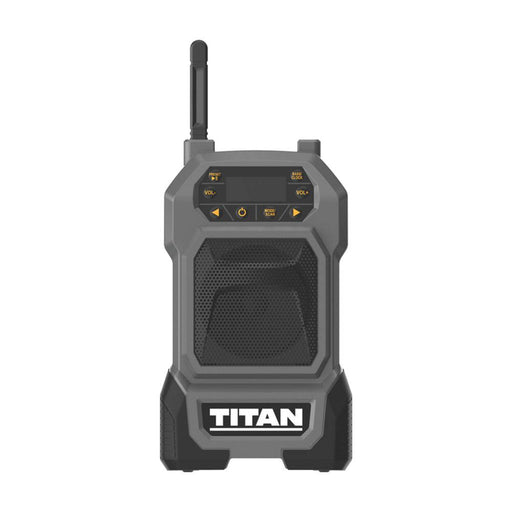 Titan Site Radio Cordless TTI918RDI LCD Display USB 5W Speaker DAB/FM Body Only - Image 1