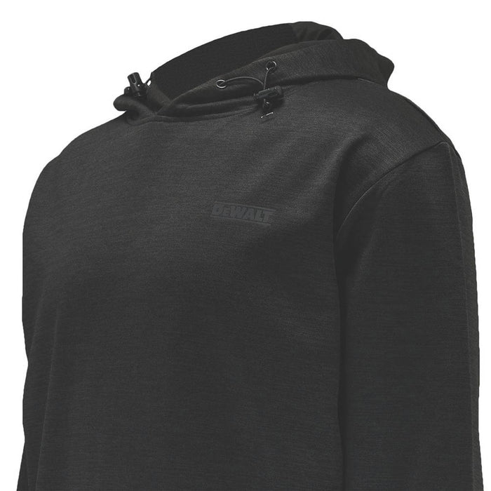 DeWalt Falmouth Hooded Sweatshirt Black 2X Large 47-49" Chest - Image 4