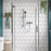 Gainsborough Mixer Shower Chrome Stainless Steel Single-Spray Pattern Adjustable - Image 4