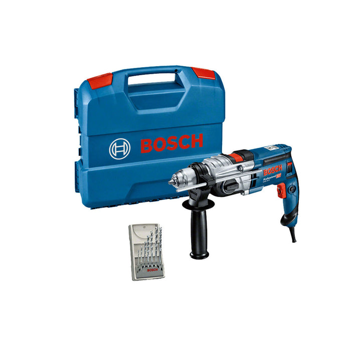 Bosch Impact Drill Electric GSB20-2 Compact 7 Drill Bit Set Powerful 850W - Image 2