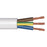 Time 3183Y White 3-Core 1mm² Flexible Cable 25m Drum - Image 1