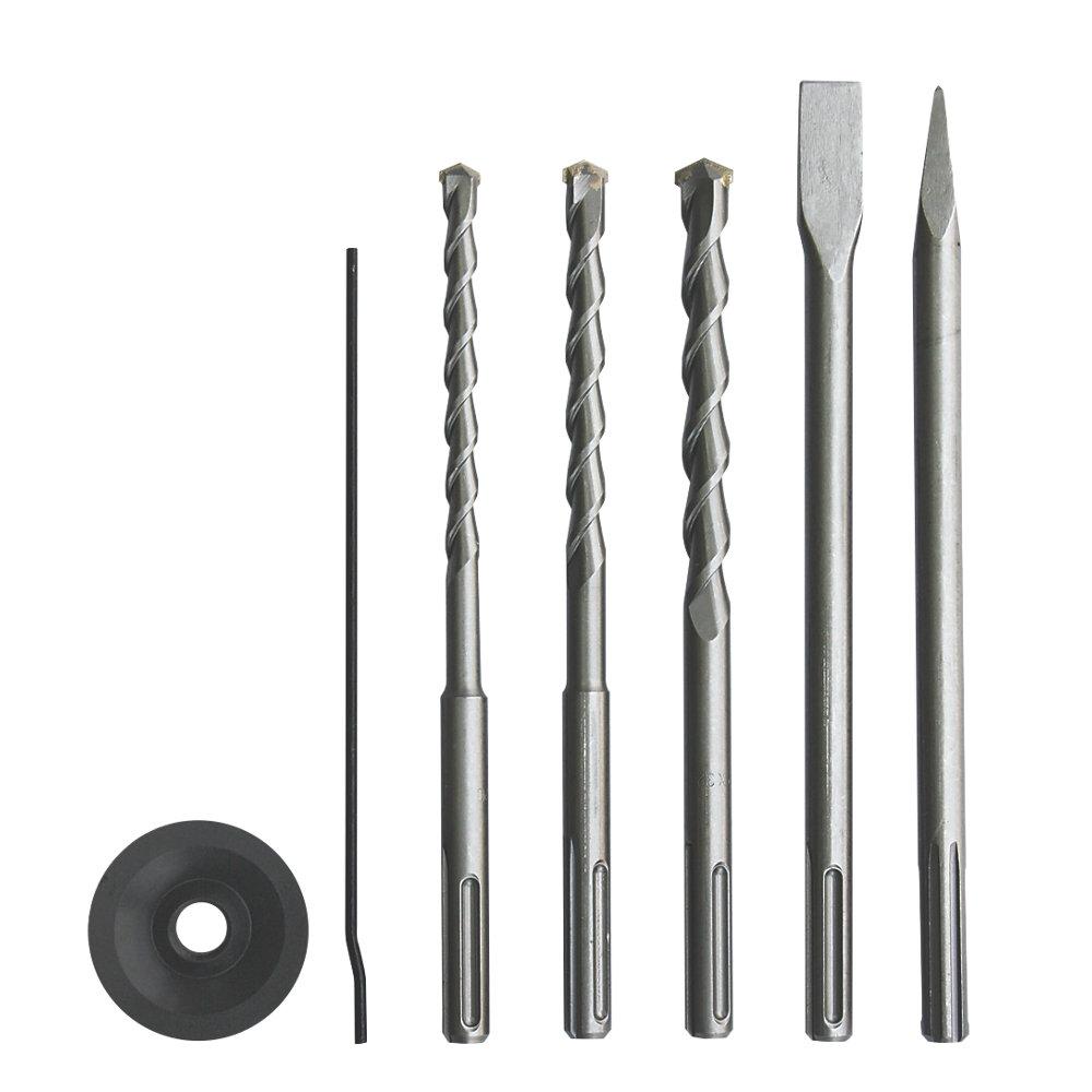 Titan SDS Hammer Drill & Chisel Electric 6-Speeds Anti Vibration Carry Case 110V - Image 3