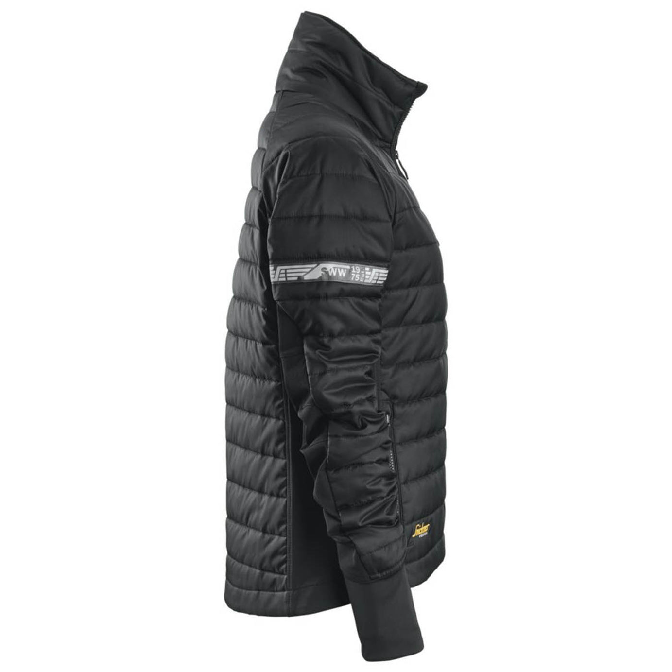 Snickers Work Jacket Womens Black Splashproof Insulated Full Zip Size 10-12 - Image 3