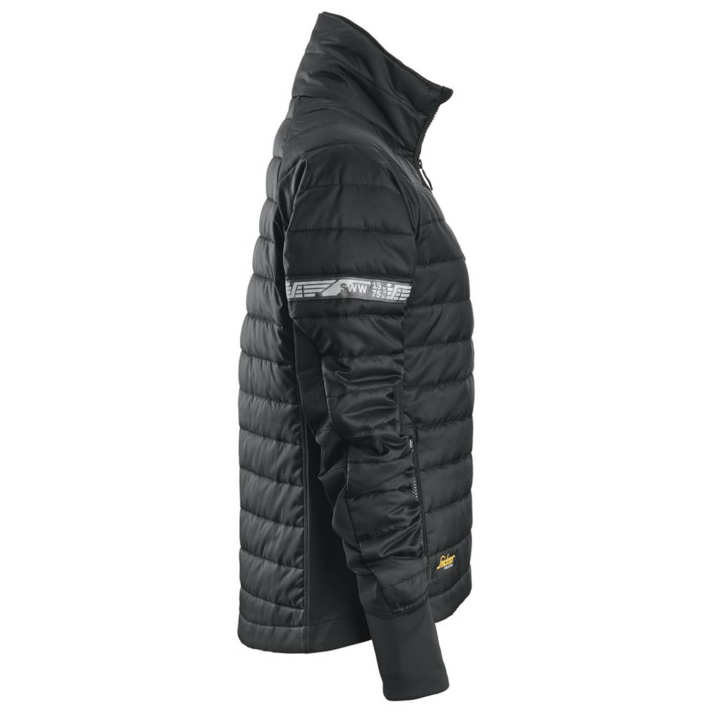 Snickers Work Jacket Womens Black Splashproof Insulated Full Zip Size 10-12 - Image 3